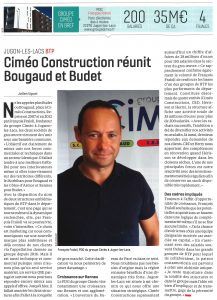 CIMEO CONSTRUCTION REUNIT BOUGAUD ET BUDET
